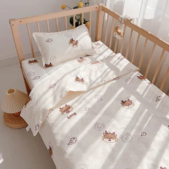 3-Piece Baby Crib Bedding Set 1