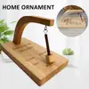 2022 New Wooden Decision Maker Magnetic Swing Pendulum Decision Desk Tabletop Game Toy Magic Novelty Decision Maker 1