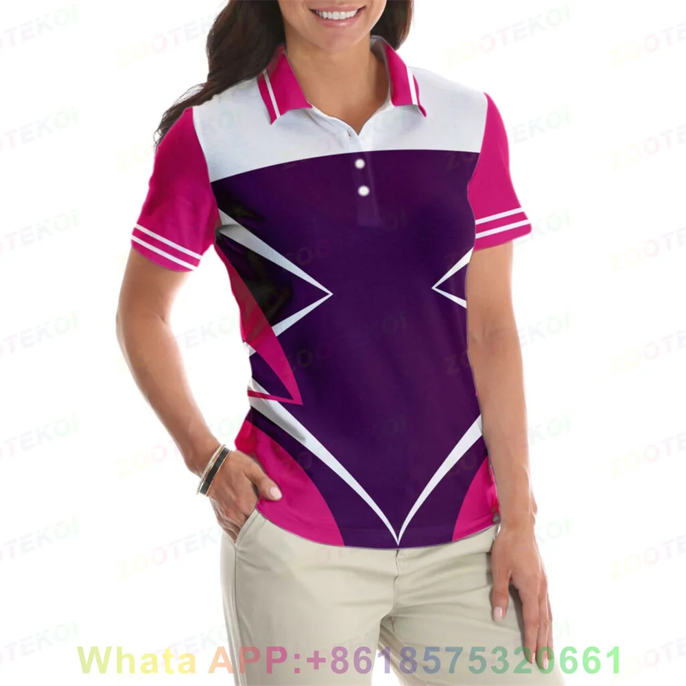 Women’s Printed Golf Polo 1