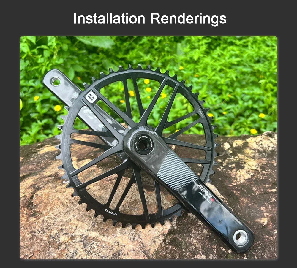 RIRO Road Bike Chainring CNC Direct Mount Narrow Wide Chainwheel