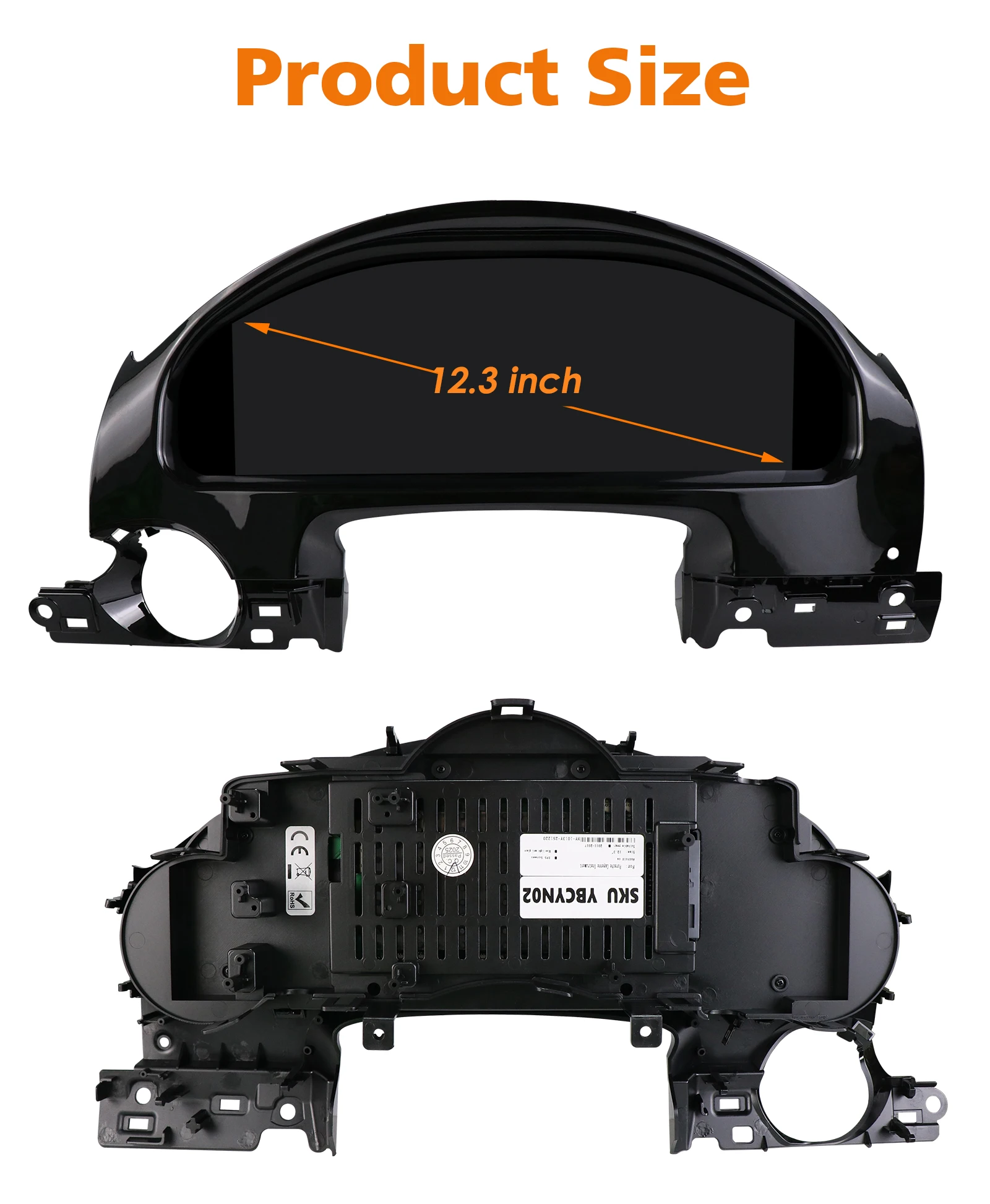 Hizpo Digitales Auto-Armaturenbrett für Porsche Cayenne 2011-2017 Android Auto Carplay Digitales Cluster-Instrument Display Tachometer – Detail 9