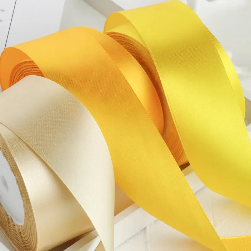 Satin Ribbons Ribbon Supplies Wrapping Ribbon Satin Ribbon 22meters/Roll 4cm Satin Ribbons Crafts Bow DIY Gift Wrap Ribbons