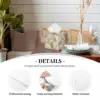 Custom France Paris Eiffel Tower Facial Tissue Box Cover Square Flower Pink PU Leather Tissue Box Holder for Car Bathroom 3