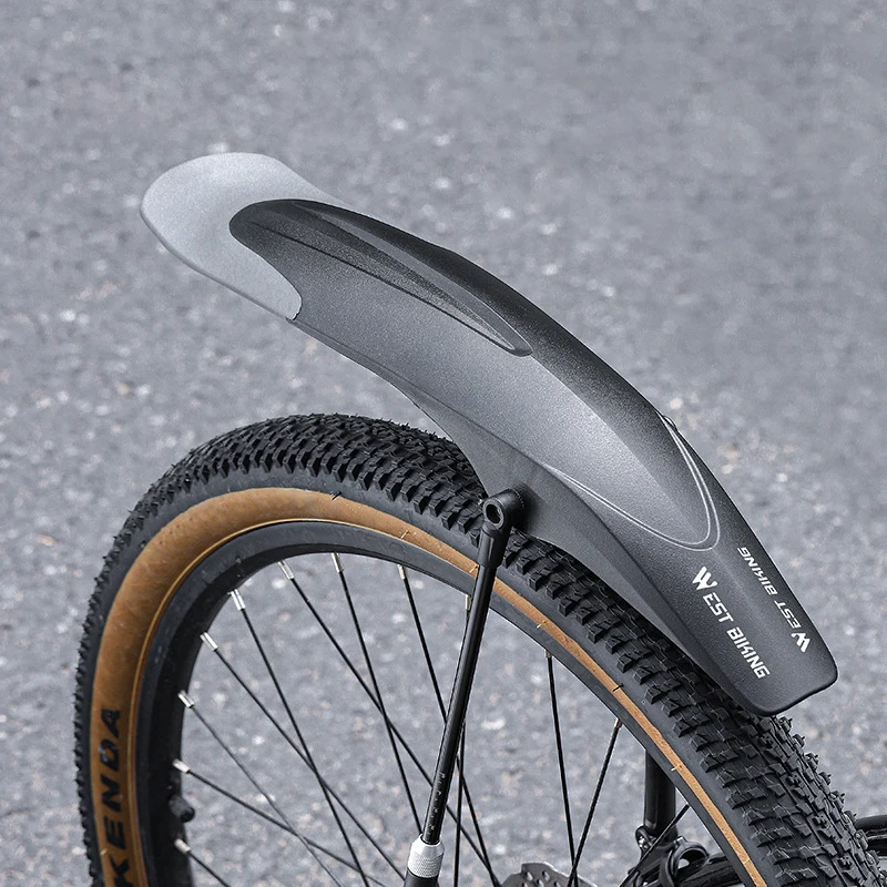 

WEST BIKING 26-29 Inch MTB Fender Set Stable Front Mudguard Adjustable Rear Aileron Widened Mud Flaps XC Bicycle Accessories