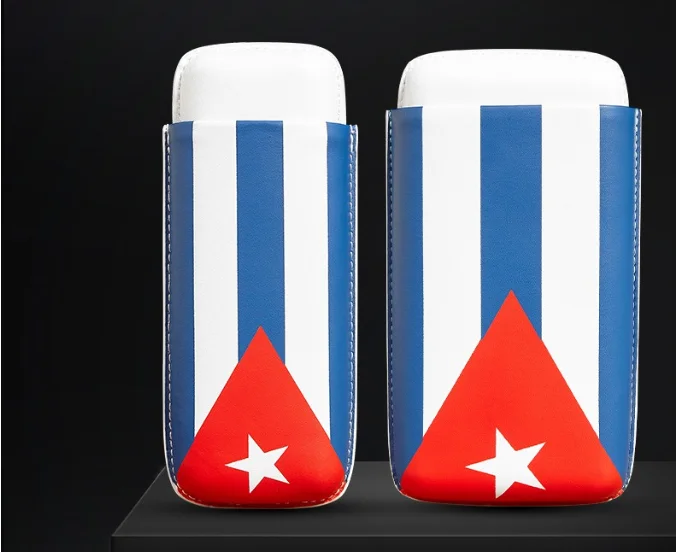 

Модная Портативная Кожаная подставка для сигар, два/три упаковки, мужской модный набор для сигар, подставка для сигар