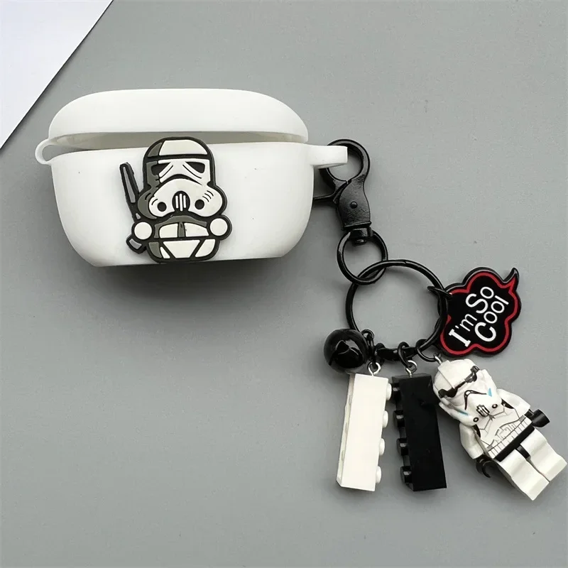 Cartoon Silicone Soft Protective Keychain Case