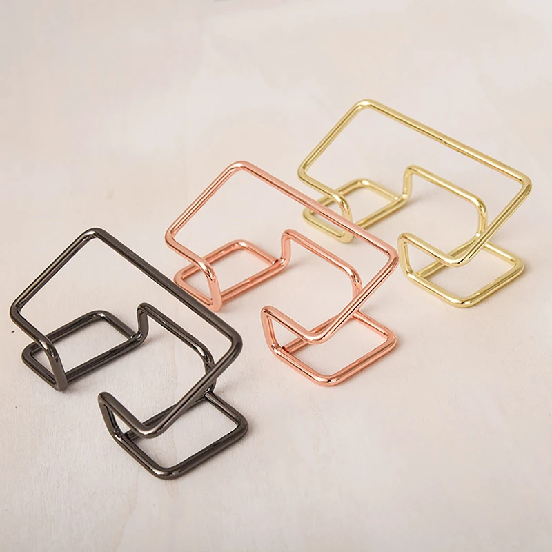 

1PC Business Card Holder Desk Bracket Cards Organizer Office Gift Display Holders Wholesale