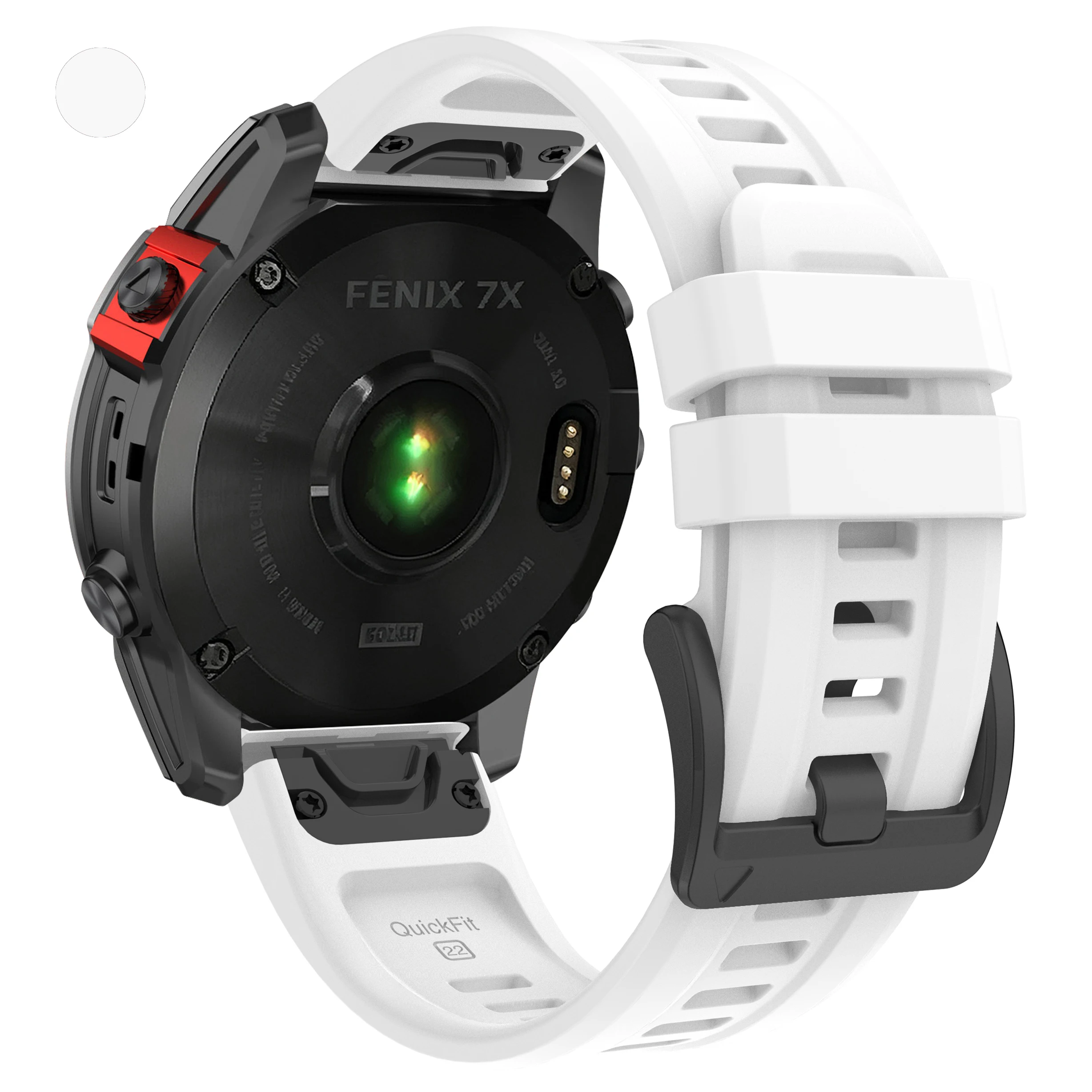 Premium Silicone Strap for Garmin Fenix - QuickFit 22/26mm Watchband