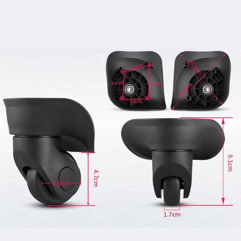 Suitable For A08 A-08 Silent Aircraft Wheel Suitcase Suitcase Universal Wheel Bag Repair Accessories Replacement Wheel Pulley