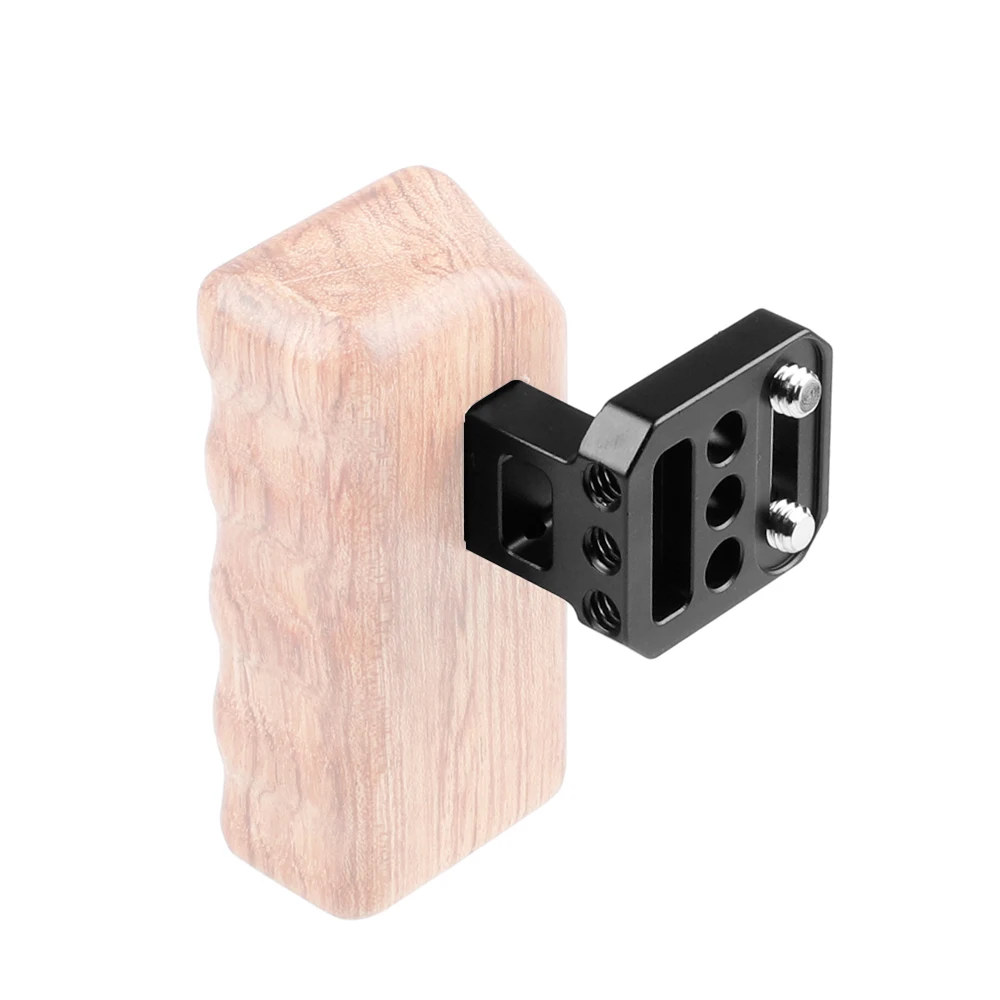 Vertical Connection Mount Camera Handle Adapter With 1/4"-20 Mounting Studs For