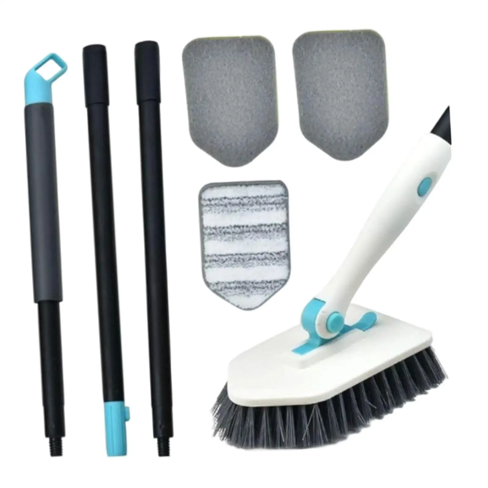 Tub Tile Scrubber Brush Bath Floor Toilet Bathroom Shower Cleaning Brush