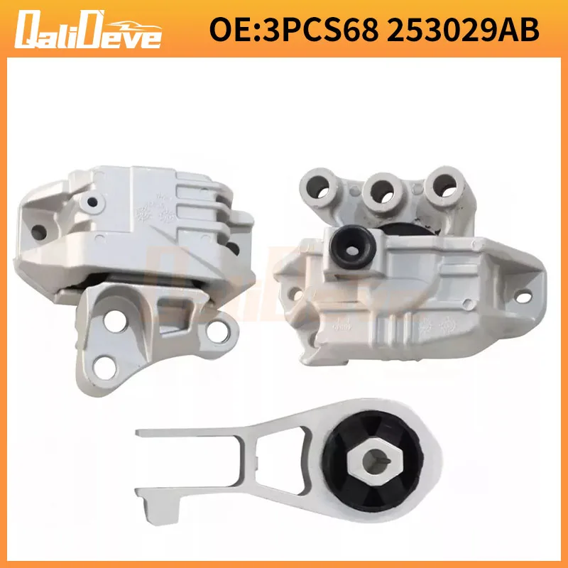 Motor Mounts 68246578AA 68297795AA 68321982AA 68330091AA 68254672AA For 2015-Jeep Renegade 2.4L L4 Automatic Transmission