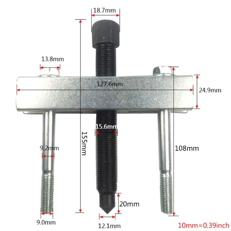 

Two Jaw Bearing Puller Remover Adjustable Puller Tool for Special Design for Narrow Spaces Removal Small Bearing or Gear