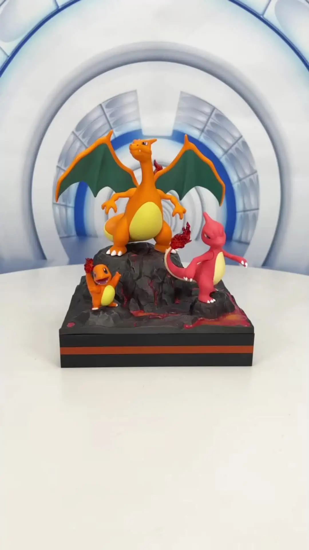 アニメポケモン特殊効果フィギュアヒトカゲ Charmeleon リザードン 3