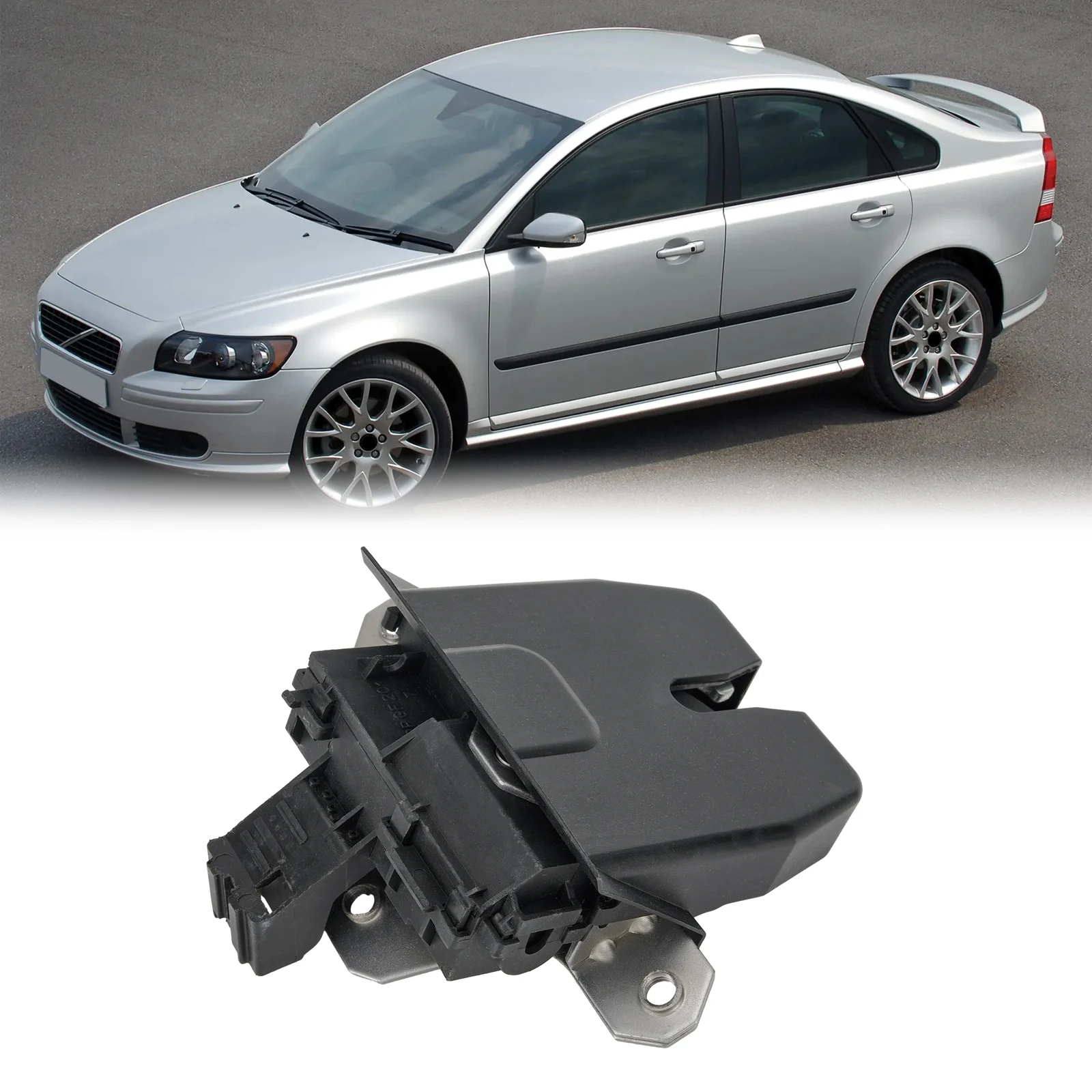 

Пластиковый черный замок для задней крышки багажника для Volvo S40/V50 2004-2012 31335047, Аксессуары для автомобилей