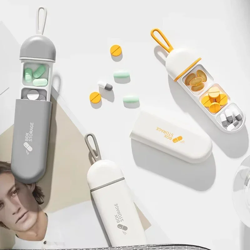 Portable Pill Box Dispenser Medicine Storage Kit