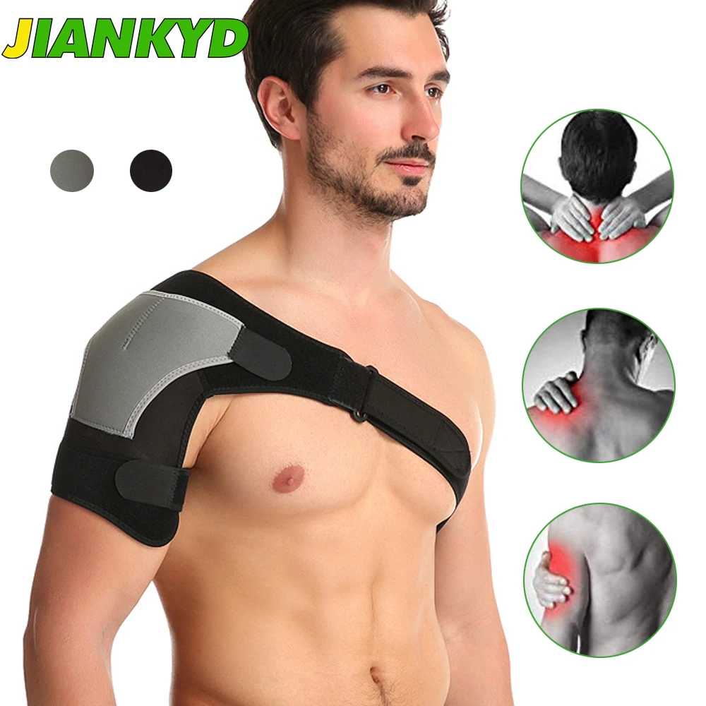 

1Pcs Shoulder Support Brace with Pressure Pad, Adjustable Shoulder Brace for Torn Rotator Cuff, Tendonitis, Dislocation,AC Joint