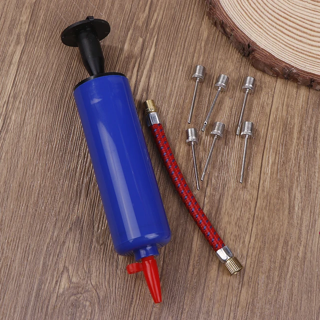 10pcs Ball Pump Set Hand Pump 6inch Inflator Portable Ball Volleyball Football Basketball Inflating Pump Tools With Air Hose 4