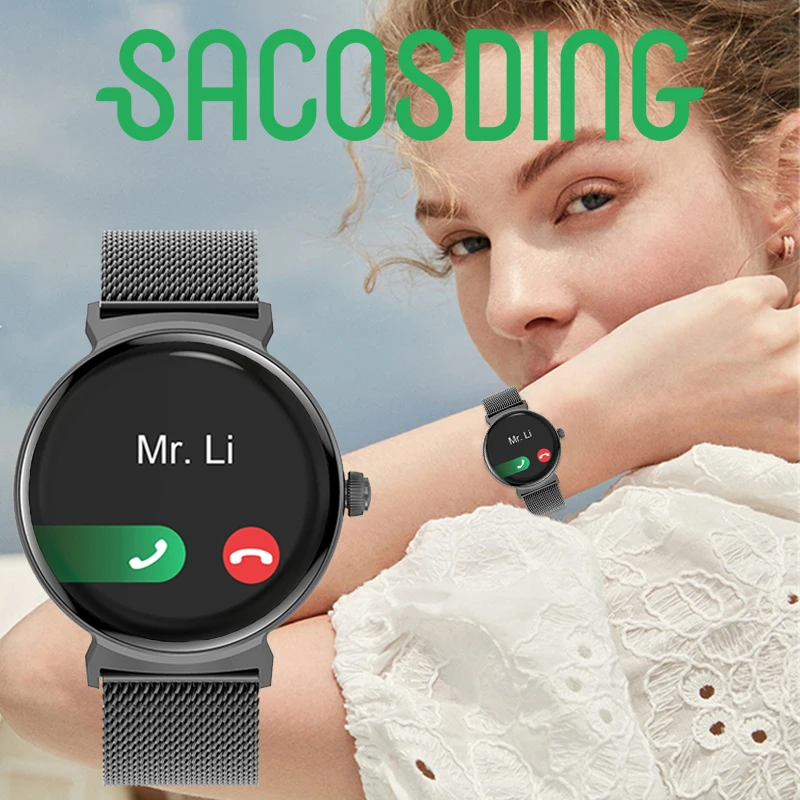 

1.45 inch 360*360 Smart Watches Women Bluetooth Call Voice Assistant Waterproof Sports Smartwatch Fitness Bracelet Women Fashion