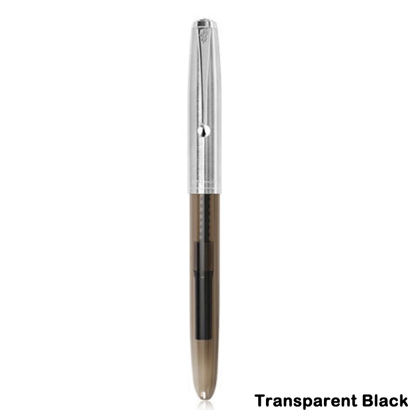JINHAO 51A Fountain Pen Transparent Pen 0.38mm F Nib Ink Pens for Writing Finance School Office Supplies Stationery PK 9019 9013 6