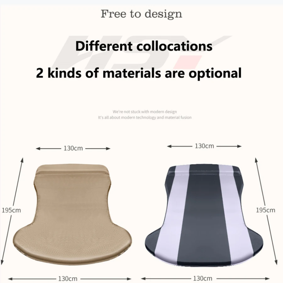 Tesla Model Y/3 Car Self-Inflating Air Mattress Outdoor Camping Inflatable Car-Mounted Suede Fabric Car Trunk Travel Bed