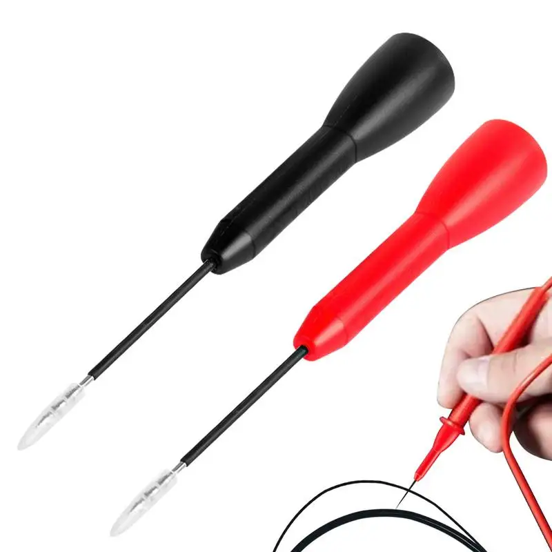 

Wire Piercing Probe Kit Car Insulation Wire Piercing Probes 1mm Test Probe Pins 2pcs Automotive Test Probes Test Tips For
