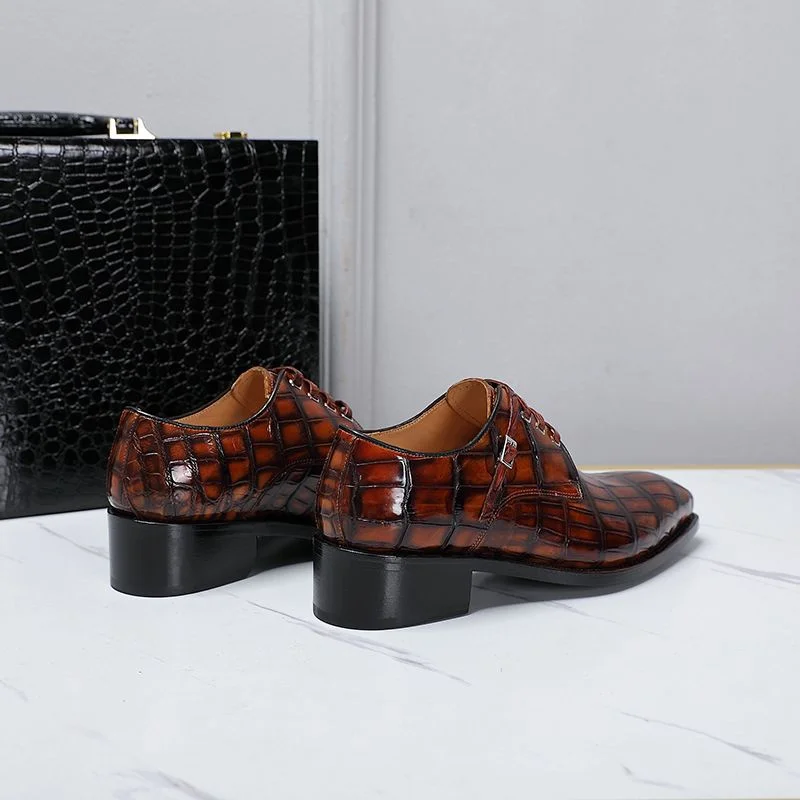 Рисунок 6 - Мужские туфли из натуральной крокодиловой кожи