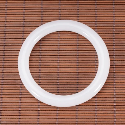 

Natural Hetian Jade White 54mm-64mm Bracelet Elegant Princess Jewelry Best Gift for Mom and Girlfriend