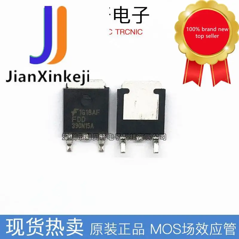 

10 шт. 100% оригинальный новый FDD390N15A SMD TO-252 N channel 150V 26A MOS трубка с полевым эффектом
