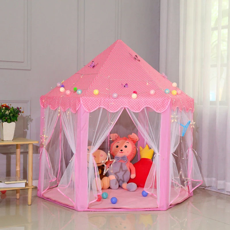 Play House Game Tent Toys Ball Pit Pool Portable Foldable Princess Folding Castle Gifts Tents Toy For Kids Children Gir |