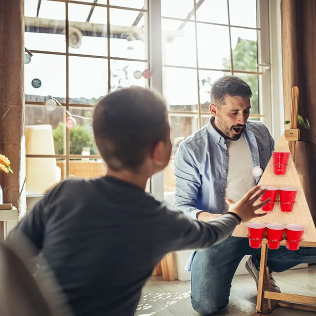 Oktoberfest Elevated Table Family Game Party Tennis Throwing Game Darts Education Kids Building Age 5 3