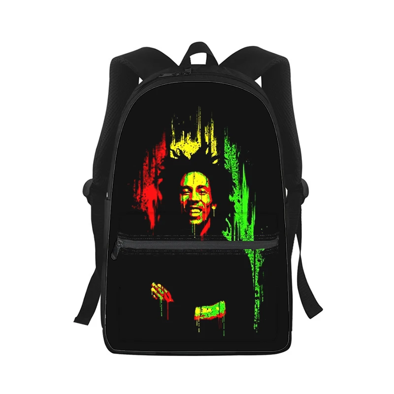 Bob Marley Men Women Backpack 3D Print Fashion Student School Bag Laptop Backpack Kids Travel Shoulder Bag
