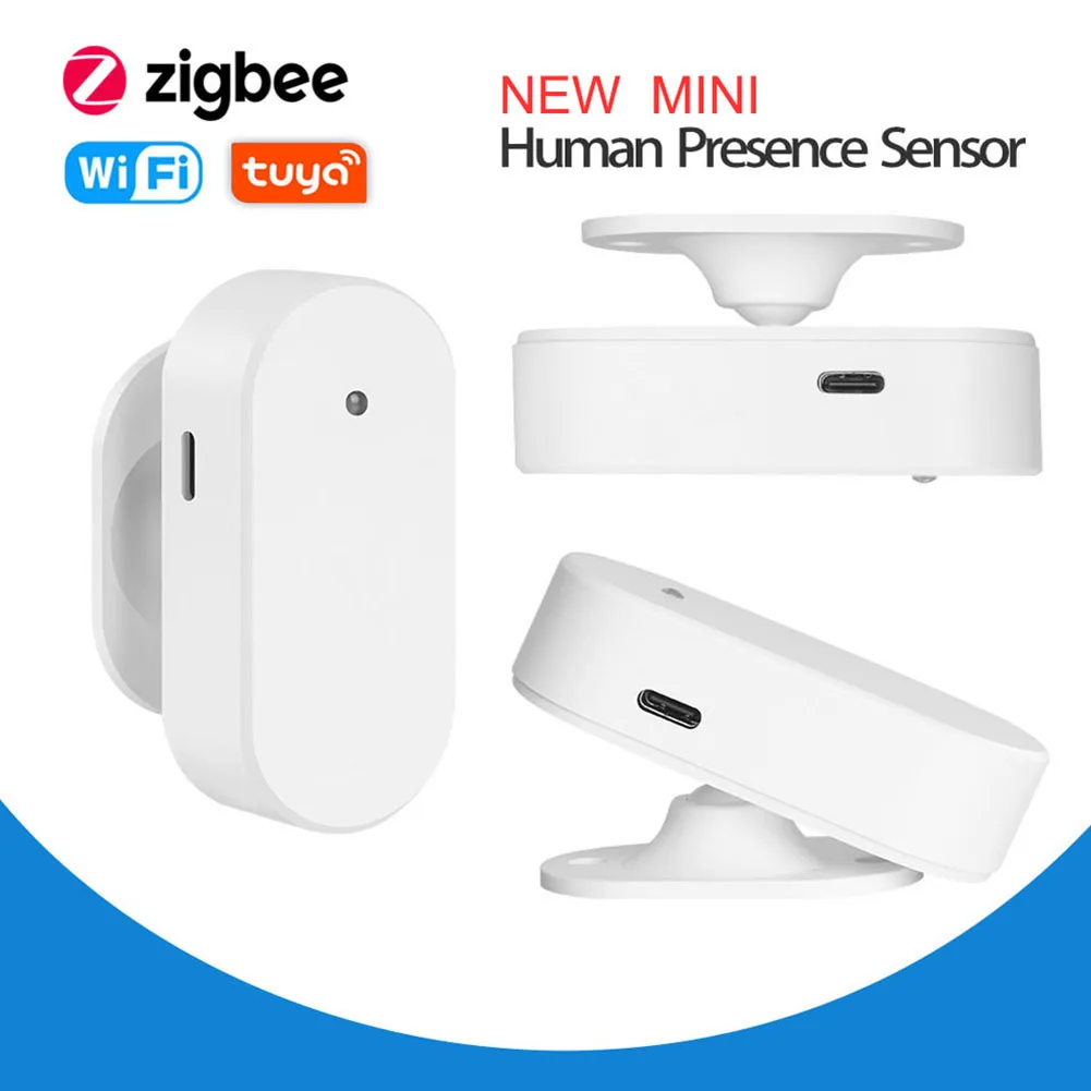 

Tuya ZigBee Human Presence Sensor Smart WiFi Human Body PIR Sensor Detector Smart Life Human Presence Motion Sensor