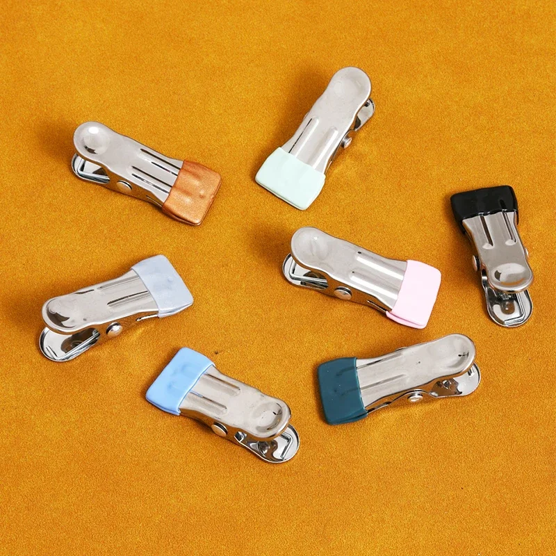 10PCS Multi-purpose Clip Leather Cloth Fixation Clamp Clothespin Seamless Fabric Fixed Clips DIY Leather Tools