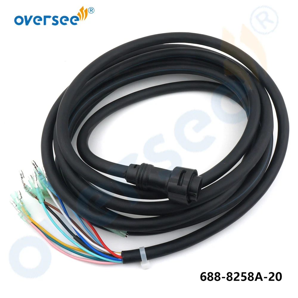 688-8258A 703 Remote Control Box Main Harness 10Pin Replace Cable 688-8258A-20 Cable For Yamaha Outboard Engine Control Box 5M