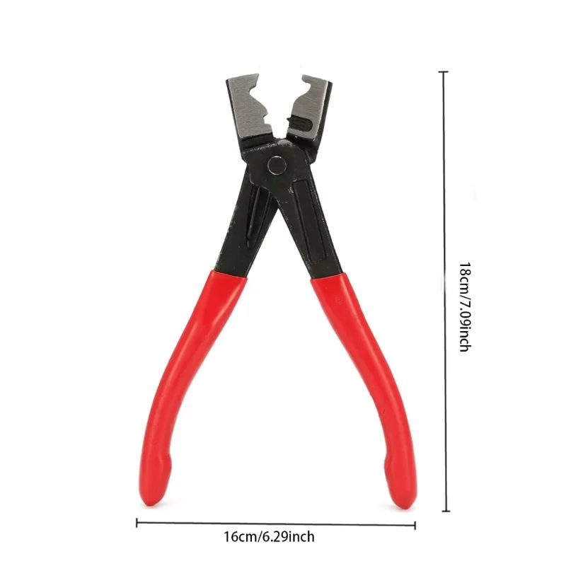 Pinza per crimpare tubi per auto olio Strumenti di riparazione Pinza Morsa Morsetto per tubi Clip per collare Riparazione automatica Accessori automobilistici per motociclette - Image 5