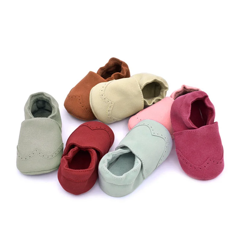 Baby Nubuck Leather Shoes Infant Toddler Girl Boy Soft Moccasins Newborn First Walk baby shoes