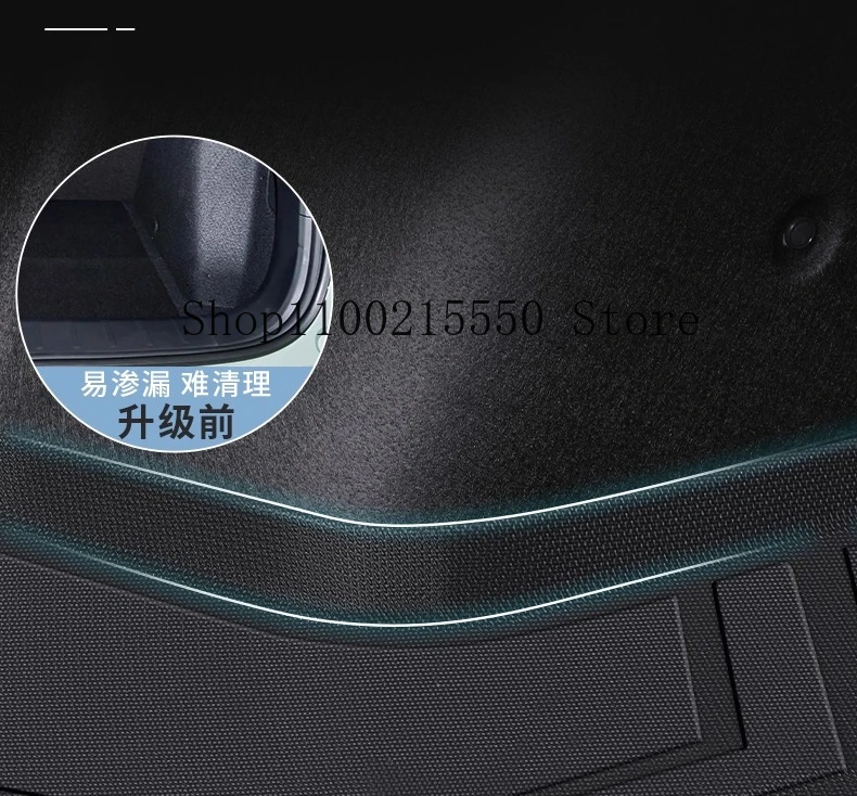 BAIC 베이징 212 T01 2024-2025 뒷좌석 등받이 보호 패드 트렁크 매트 발차기 방지 패드 자동차 내부 액세서리