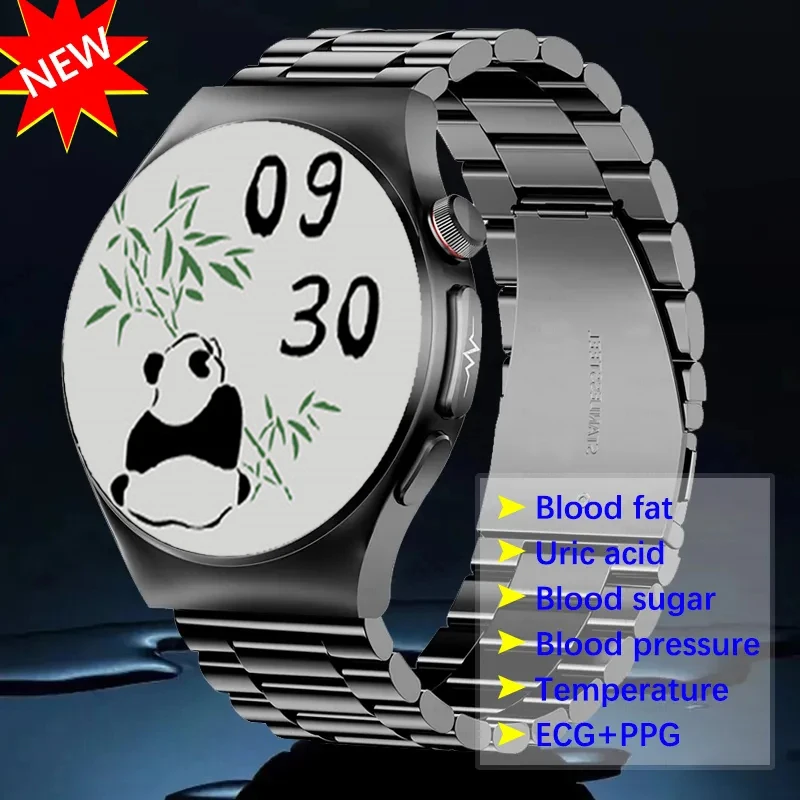 

Blood Glucose Uric Acid Blood Lipid Measurement Smart Watch HRV-AI Medical Diagnosis ECG Smartwatch SOS Emergency Call Watches