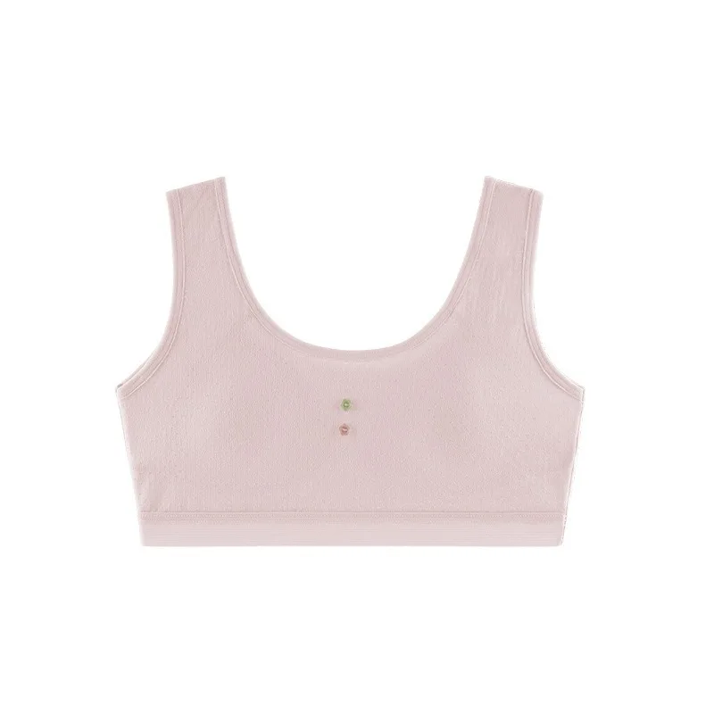 Sports Bra Training Bra Cotton Bra Summer New Cotton Girls Puberty Bra