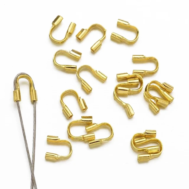 Wire Protector Jewelry Making Stainless Steel 30pcs Stainless Steel U