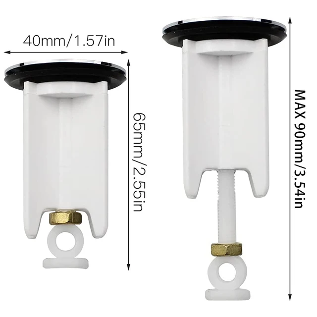 bonde lavabo - Bouchon de vidange de remplacement, universel – Image 6