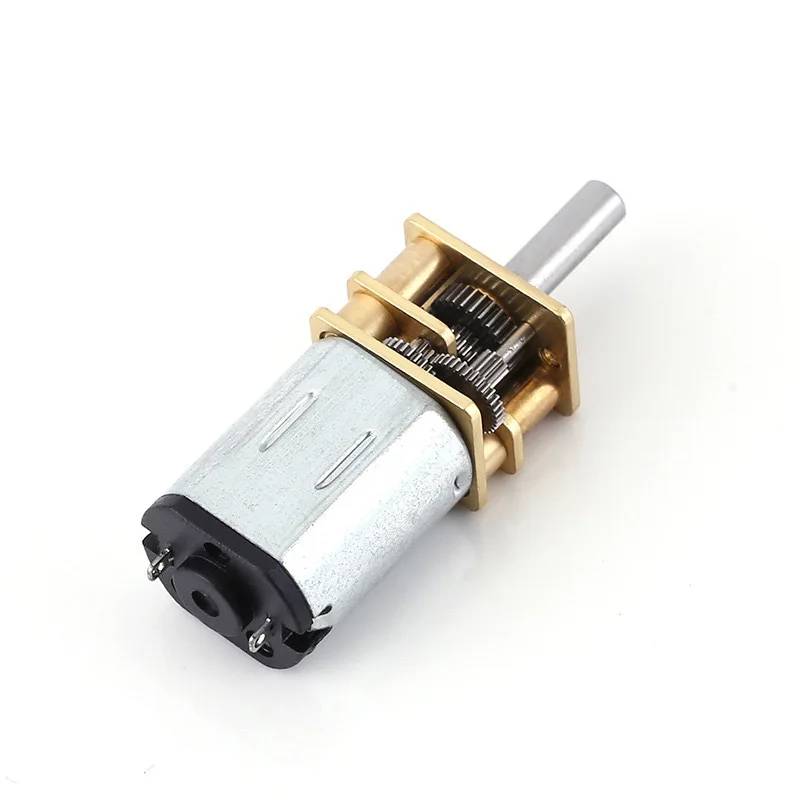 DC 3V/6V/12V N20 Mini Micro Motor de engranaje de Metal con rueda ...
