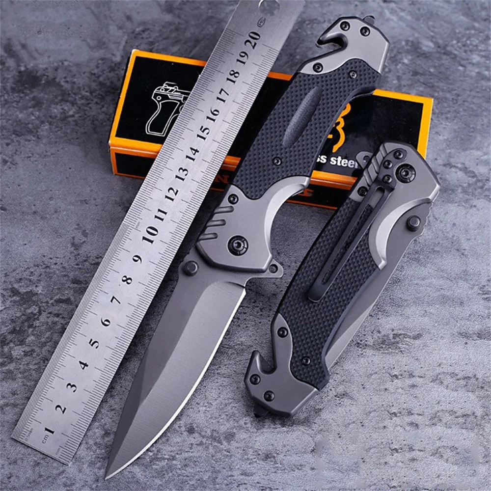 

2023 Tactical Pocket Folding Knife 5cr13mov Blade G10 Handle Briceag Military Survival Knives Outdoor Camping Hunter EDC Tool