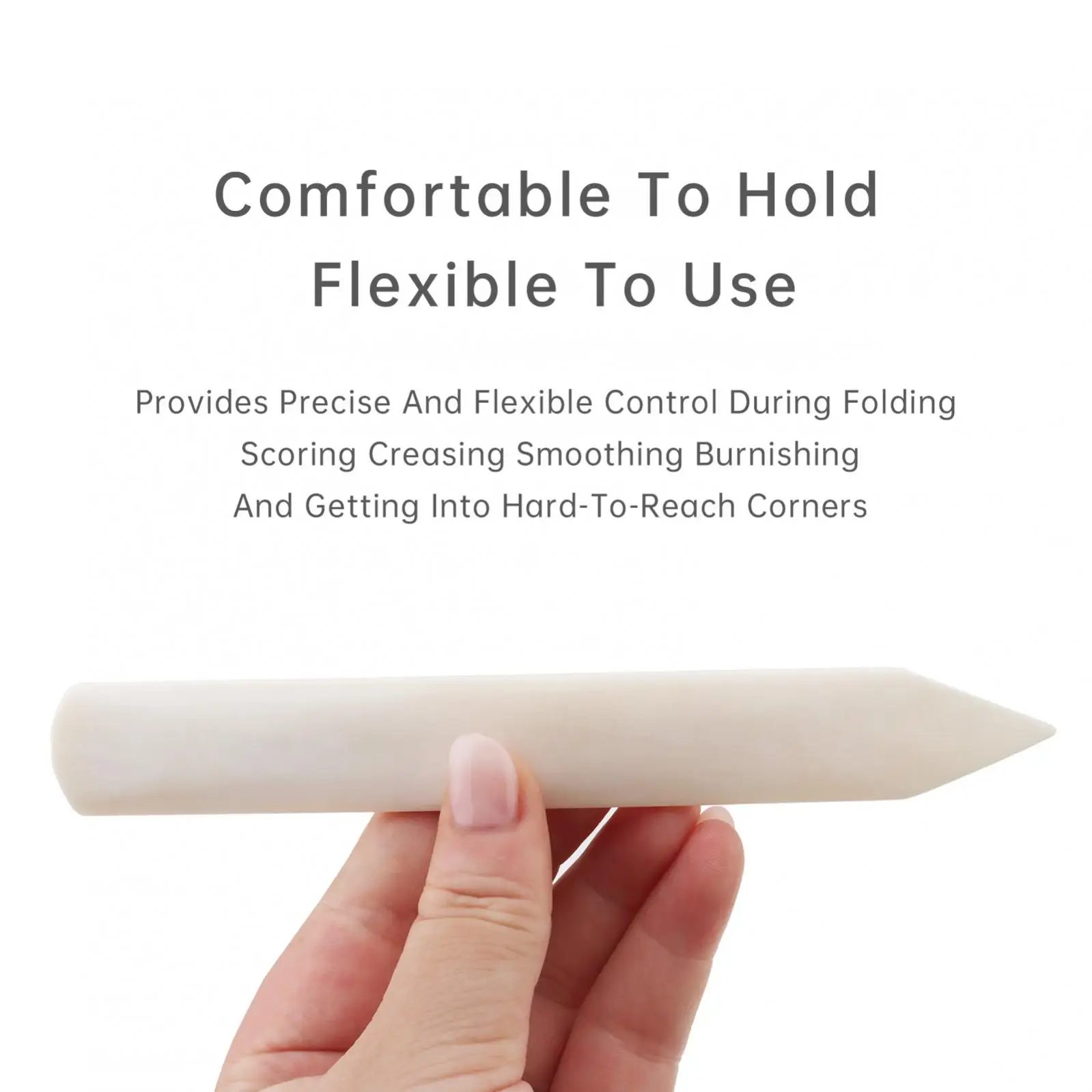 Genuine Bone Folders Leather Tools For Scoring Folding Creasing Paper Edge Bookbinding Stain Removing Scraper Creaser Tool