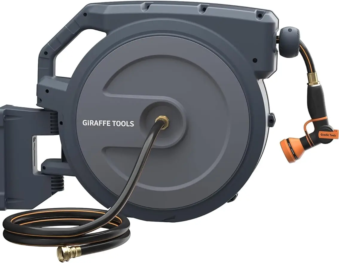 Giraffe Tools AW405/8 Retractable Hose Reel 5/8 x 90 ft Wall