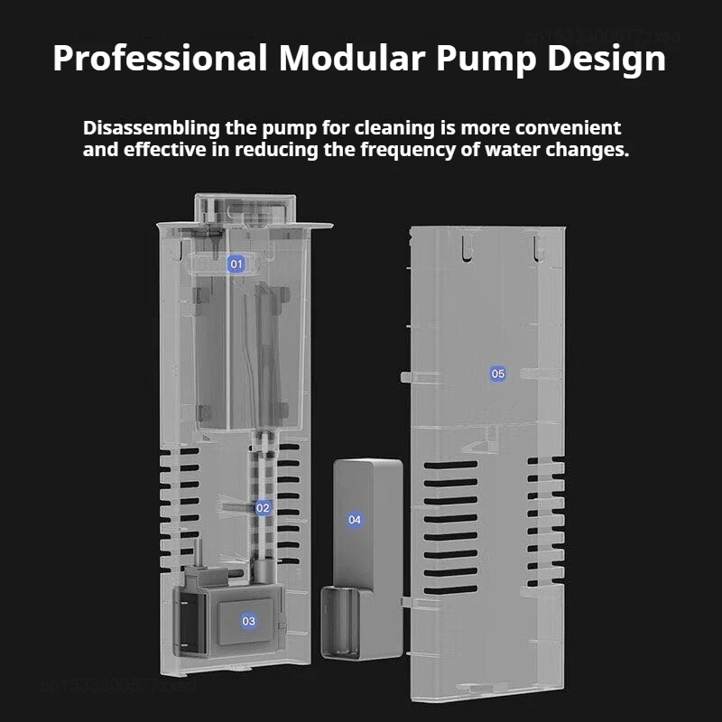 Fish Tank Water Pump for Xiaomi Mijia Smart Fish Tank Replacement Installation One Click Drainage Design HWL-M100 2