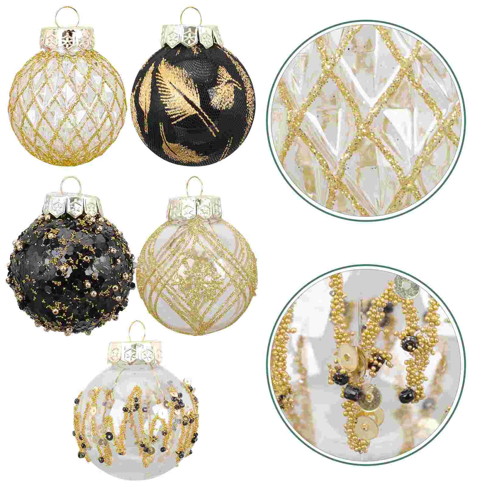 

25pcs Christmas Tree Hanging Balls Colorful Hanging Bauble Balls Xmas Adornments Decorations