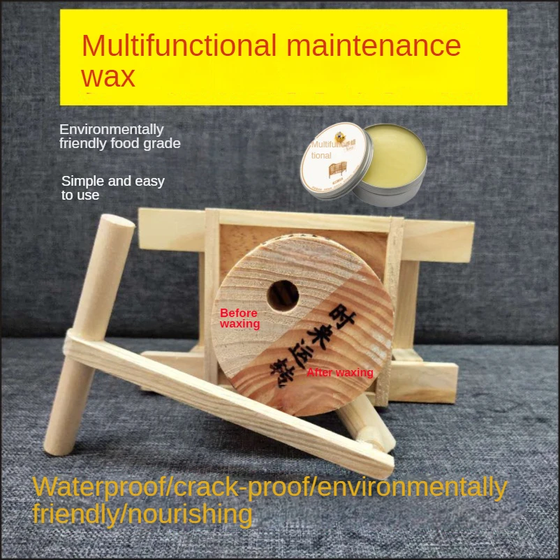 Wood Wax Oil Mahogany Solid Wood Furniture Maintenance Moisture-proof Crack Proof Wax Oil Wooden Toys Polishing and Maintenance furniture beeswax spray wood furniture repair markers