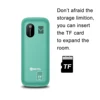 MKTEL M2023 Feature Phone with 1.77inch Display 800mAh Battery Dual SIM FM Radio Flashlight 0.08Mega Camera Senior Phone 3